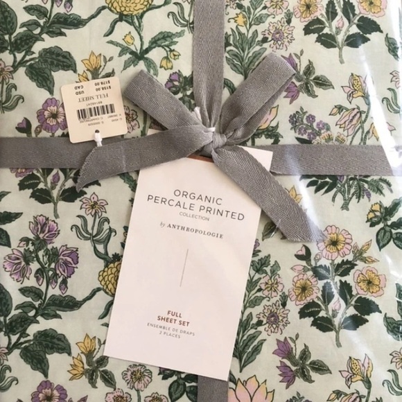 Anthropologie Other - Anthropologie Iluka Aloe Full Sheet Set in Chartreuse NIP